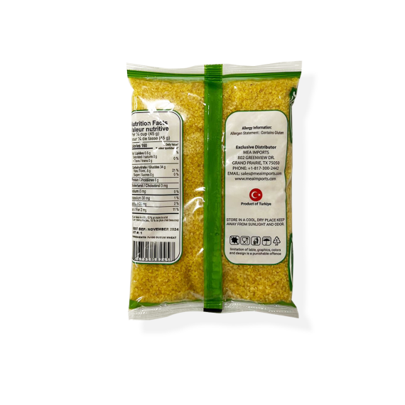 JANNAH Yellow Bulgur #2 16oz/454g x 12