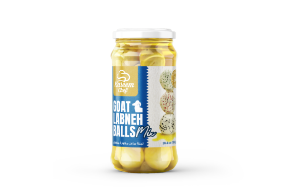 Kareem Chef Mix Goat Labneh Balls Jar In Olive Oil 750 Gr*12