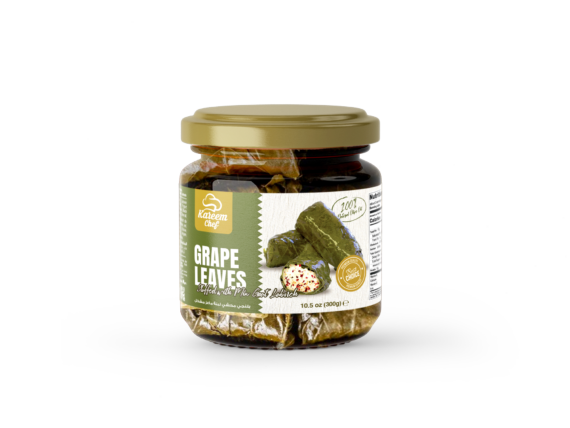 Kareem Chef Stuffed Grape Leaves With Mixed Labneh In Olive Oil Jar 300 Gr*12