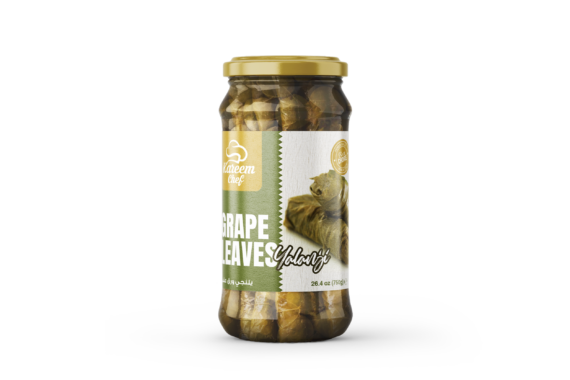 Kareem Chef Stuffed Grape Leaves Jar In Olive Oil 750 Gr*12