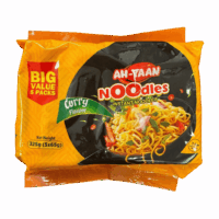 AH-YAAN Instant Noodles Curry Flavor (5-Pack) 325g x 12