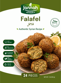 JANNAH Fresh Falafel 24pcs 1lb / 454g