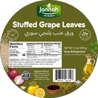 JANNAH Fresh Stuffed Grape Leaves 12oz / 340g