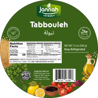 JANNAH Fresh Tabbouleh 12oz / 340g